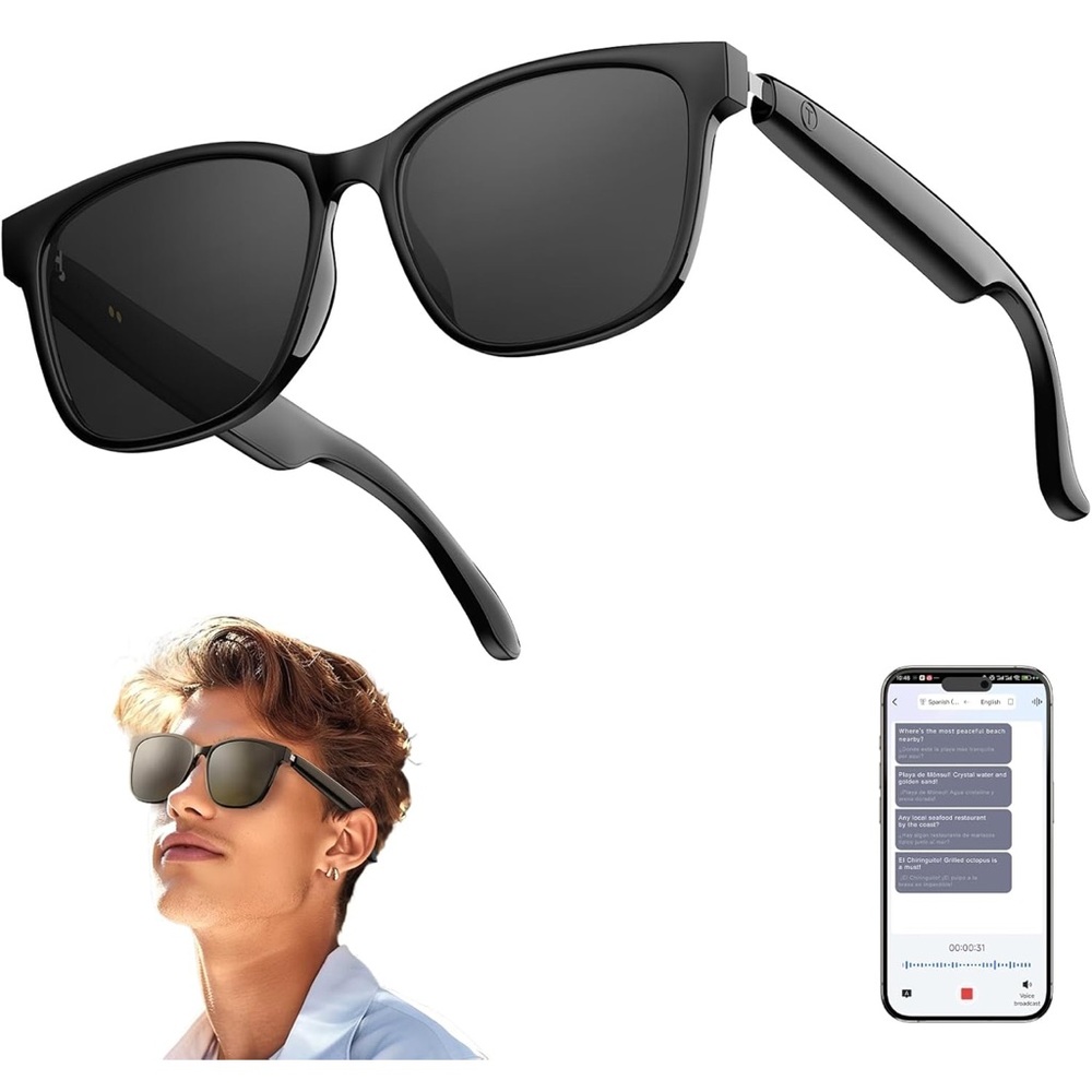 Black Frame-Black Lens-Translation Function